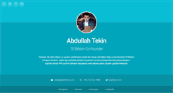 Desktop Screenshot of abdullahtekin.com