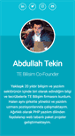 Mobile Screenshot of abdullahtekin.com